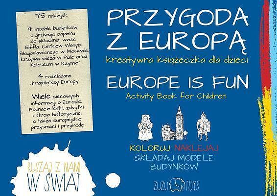 Przygoda z europą kreatywna książeczka dla dzieci tw