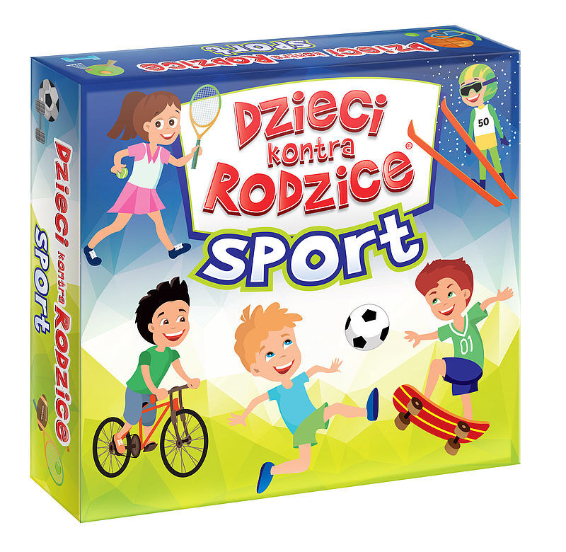 Gra sport dzieci kontra rodzice