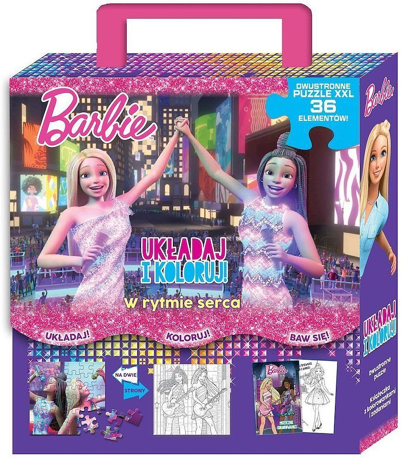 Barbie. Układaj i koloruj. W rytmie serca