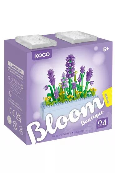 Klocki KOCO kwiaty lawendy 239 elementów