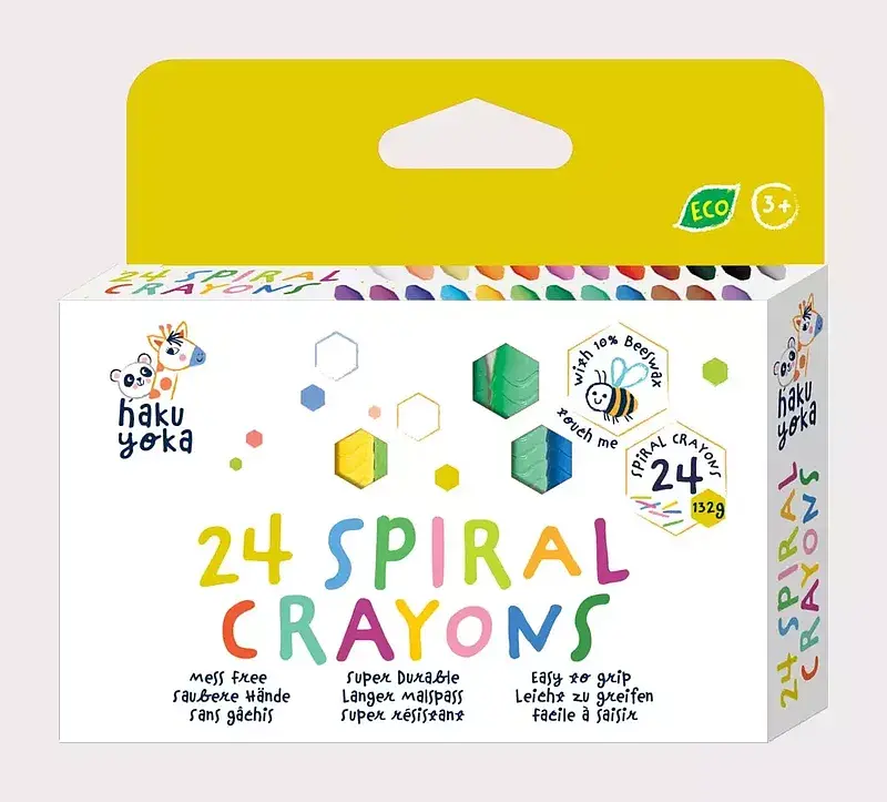 Kredki spiralne 24 kolorów