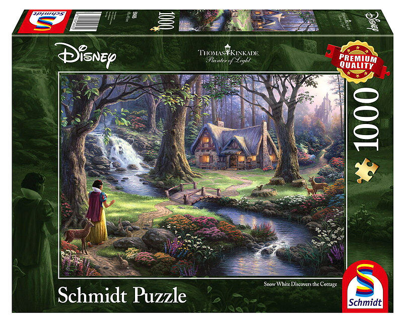 Puzzle 1000 pq królewna śnieżka disney t. Kinkade 107252