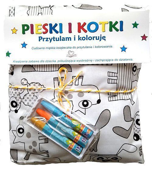 Pieski i kotki Przytulam i koloruję