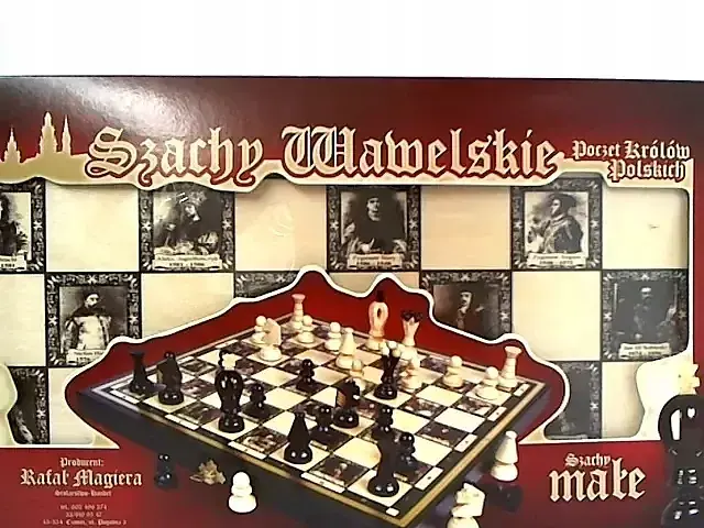 Gra szachy wawelskie małe