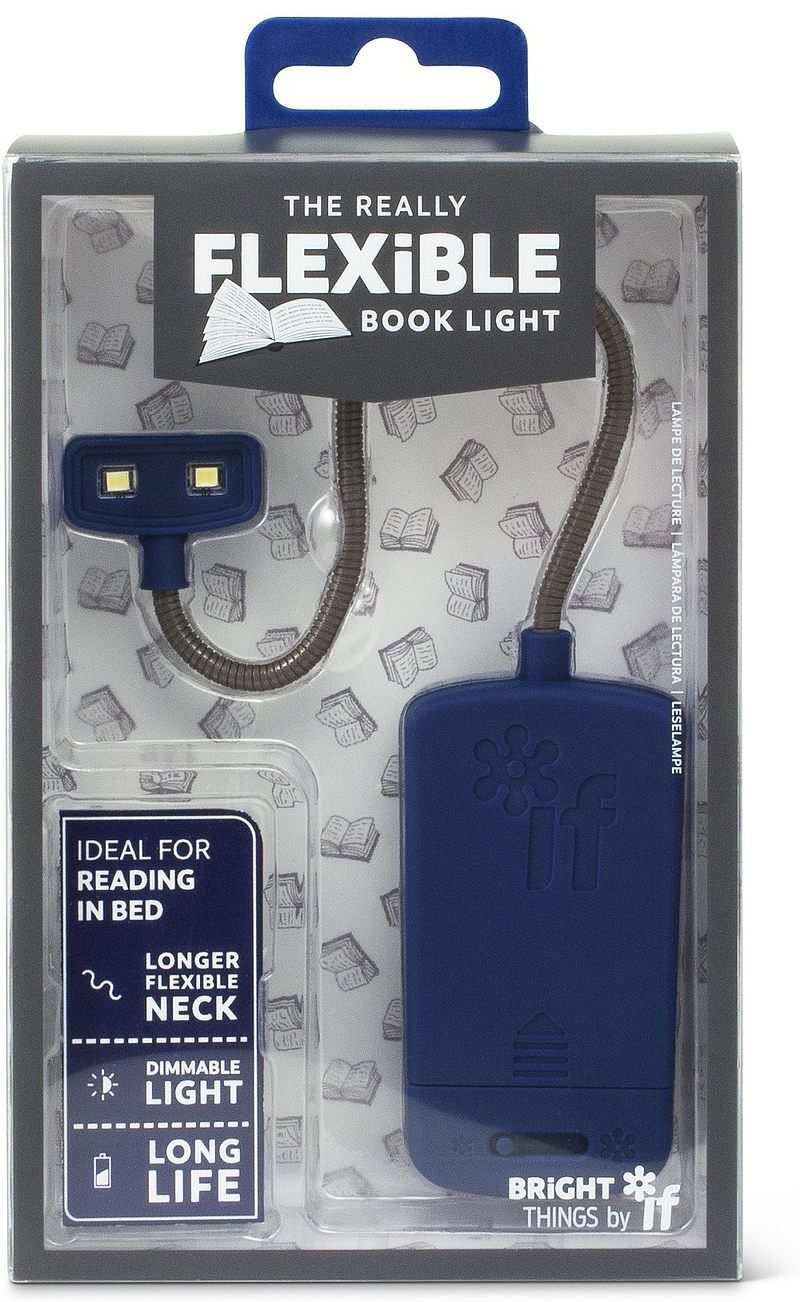 Flexible book light - lampka do książki - niebieska