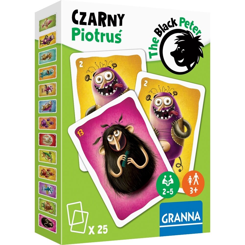 Czarny Piotruś Potwory do szafy