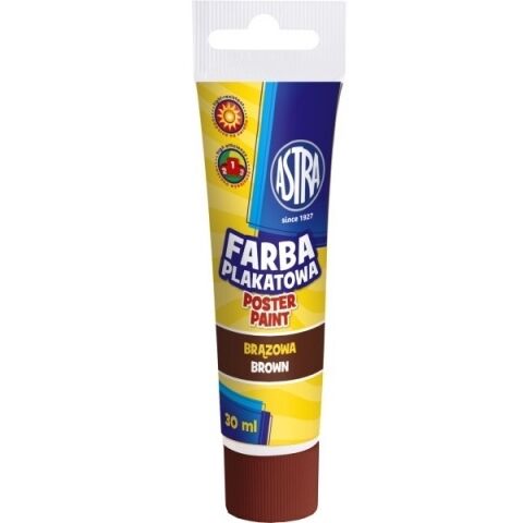 Farba plakatowa, tuba 30 ml - brązowa (83110913)