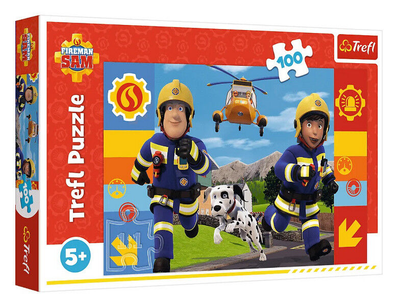 Puzzle 100 Zawsze pomocny Strażak Sam