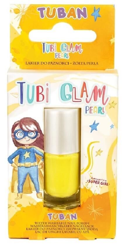 Tubi Glam, Lakier do paznokci 5ml - żółty perłowy (TU 3461)