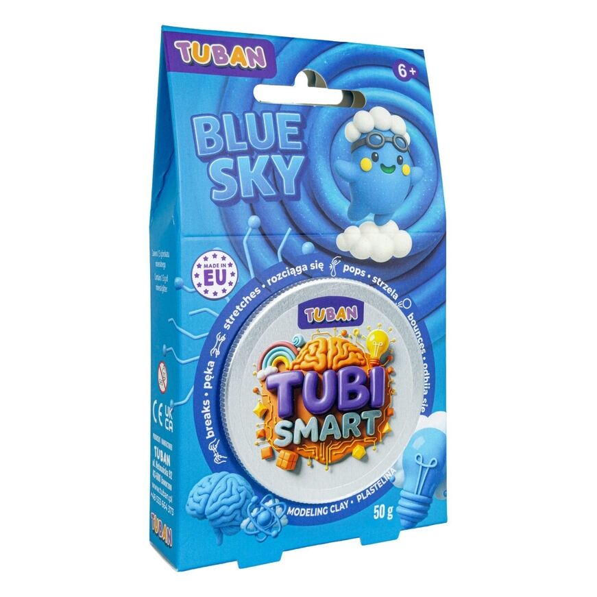 Tubi Smart, Plastelina - Blue Sky, 50g