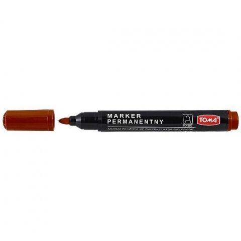 Marker permanentny Toma 1,5mm - brązowy (TO-202)