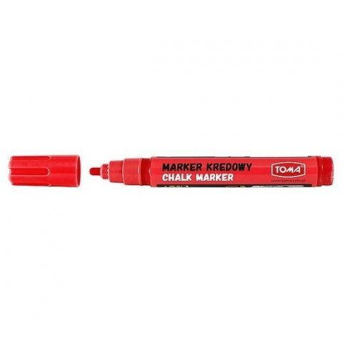 Marker kredowy Toma 4,5 mm - czerwony (29221)