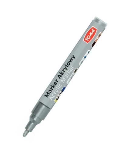 Marker akrylowy TO-402 - Srebrny (438092)