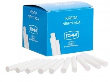 Kreda szkolna OM-80200, 100 szt. - biała (11779)