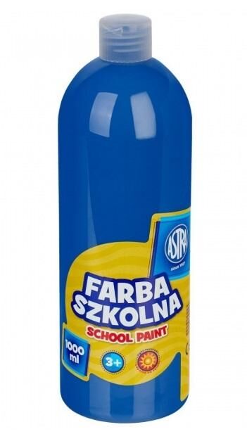 Farba szkolna Astra 1000 ml - niebieska ciemna (301217048)