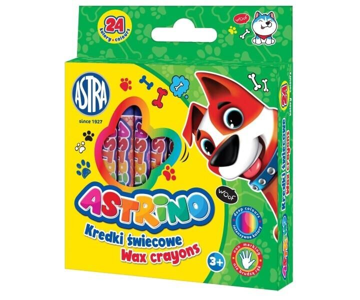 Kredki świecowe Astrino, 24 kolory (316121004)