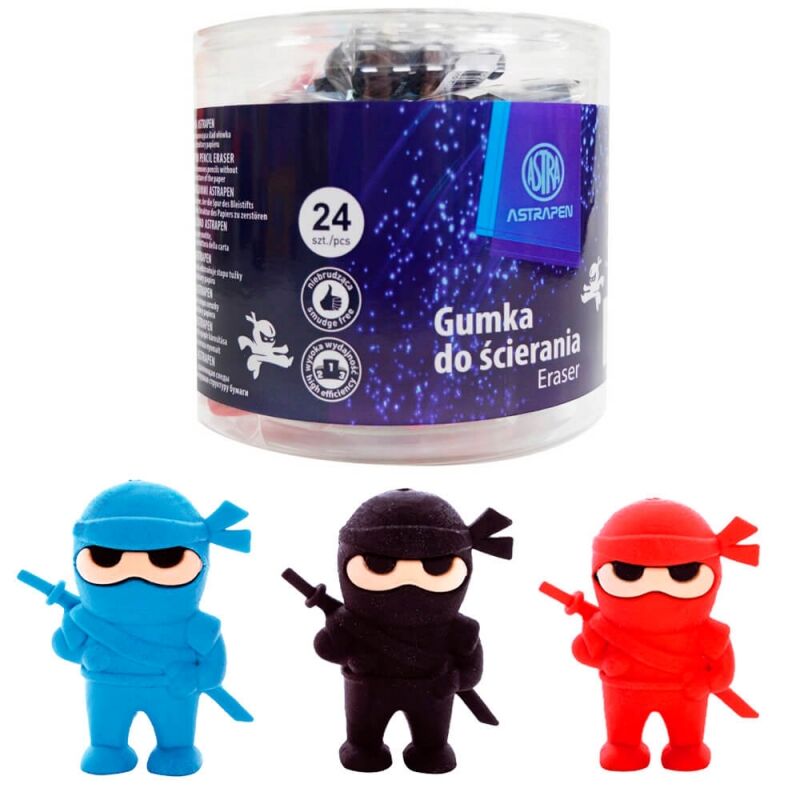 Gumka do mazania Ninja, 1 szt