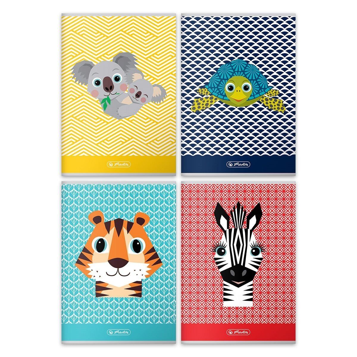 Herlitz, zeszyt A5, 32 kartki w linie - Cute Animals