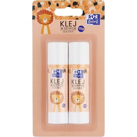 Klej w sztyfcie Oxford Kids 15g blister 2 szt.