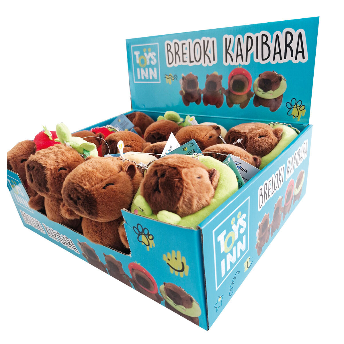 Brelok maskotka Kapibara mix
