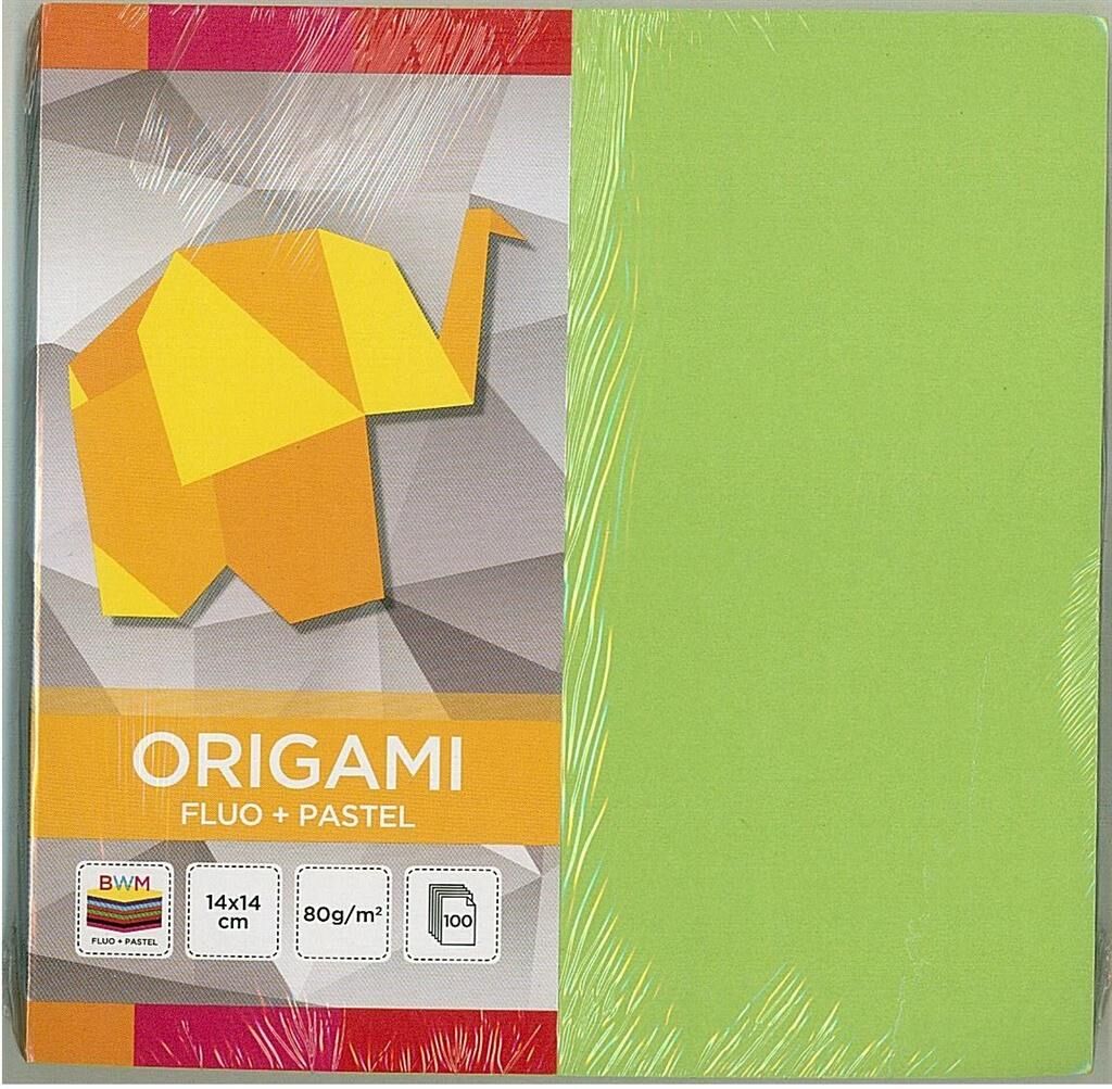 Origami - papier Fluo+Pastel, 14x14cm/100k