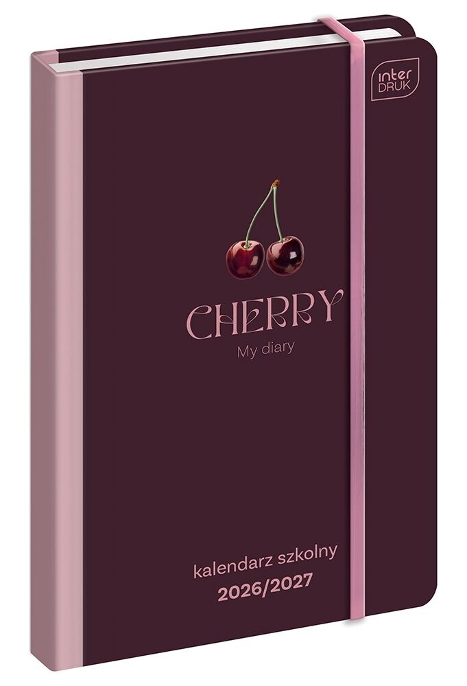 Kalendarz szkolny A6/192k TO - Cherry