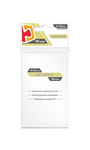 Koszulki na karty Rebel (41x63 mm) `Mini American`, 100 sztuk