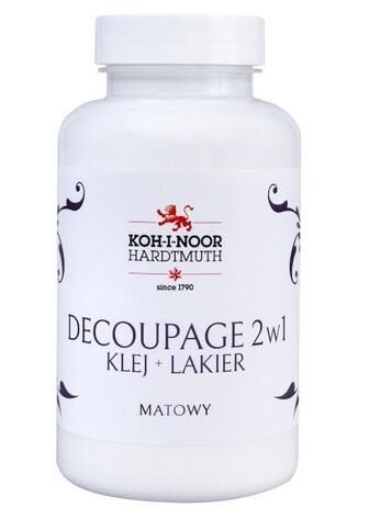Klej Decoupage 2w1 z lakierem matowym, 200ml