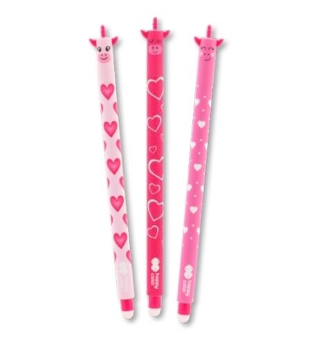 Długopis wymazywalny Happy Color Uszaki 0.5mm niebieski - Pink Unicorn, 1 szt