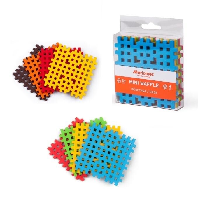Klocki Mini Waffle Podstawa 4 mix