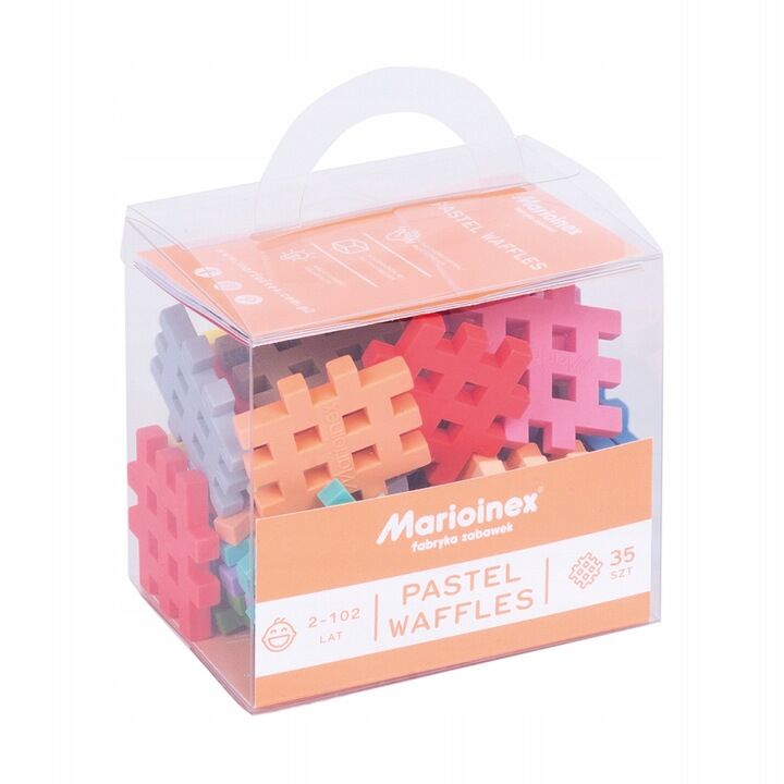Mini Waffle Pastel 35 elementów