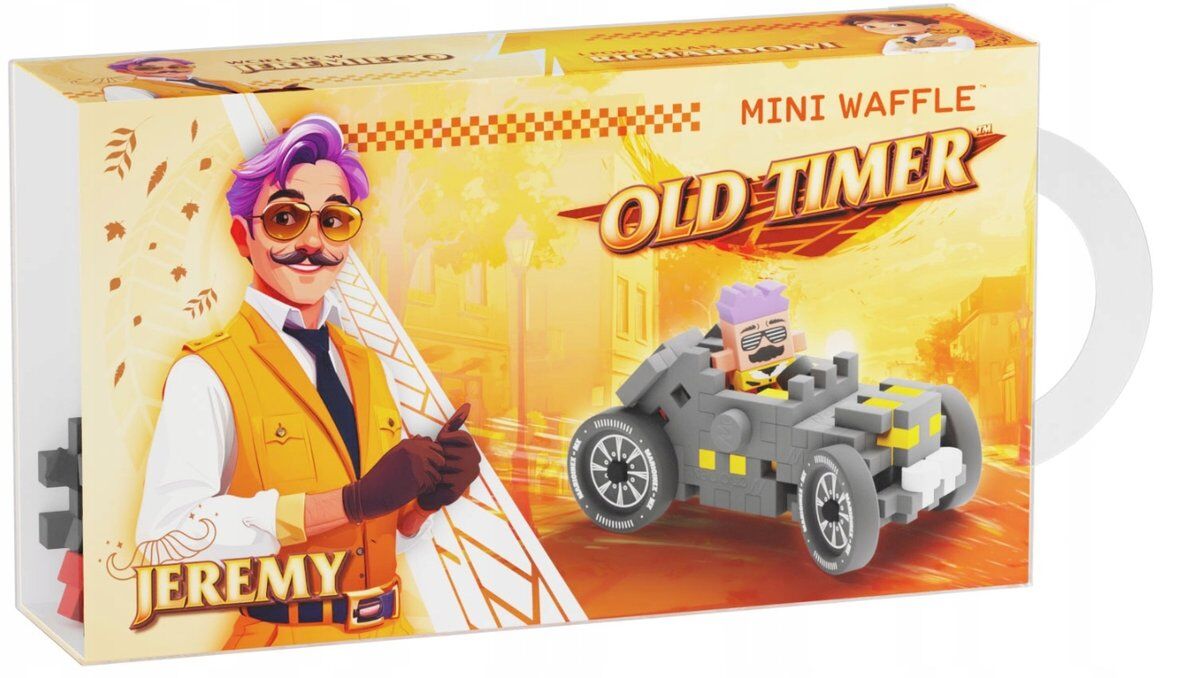 Mini Waffle 50el Cars: Grey Old Timer