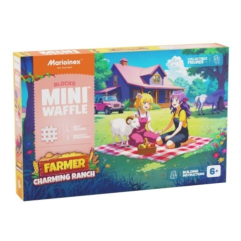 Klocki Waffle mini Farmer - Urocze ranczo, 112 elementów (907542)