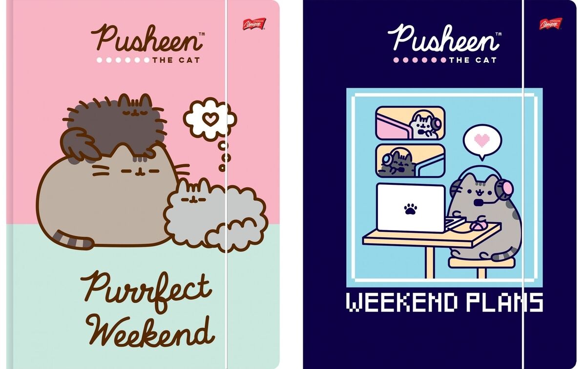 Teczka z gumką A4 Pusheen