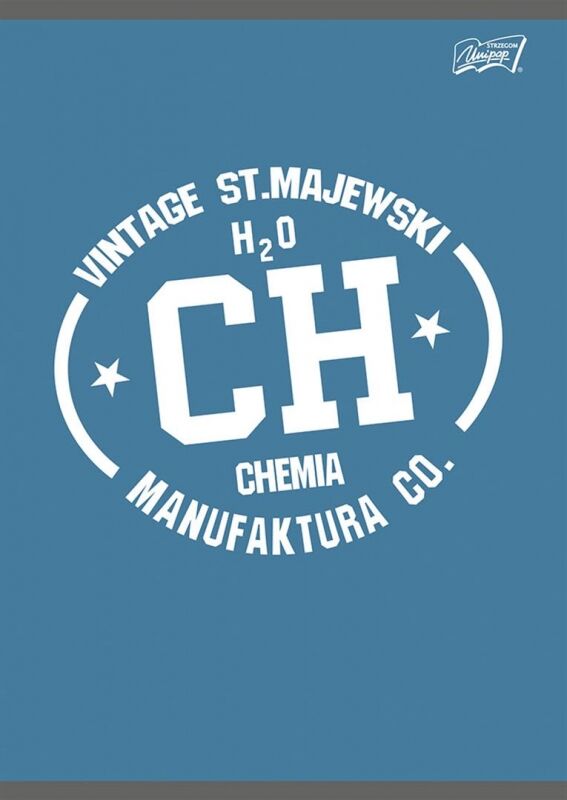 Zeszyt a5 60k krata laminowany chemia  ściąga college