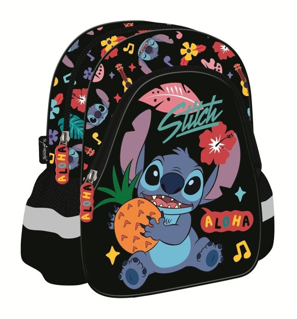 Plecak przedszkolny - Stitch Black Aloha