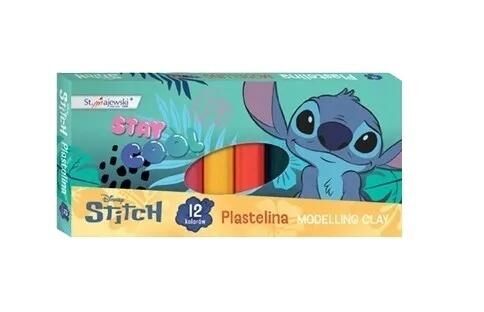 Plastelina Stitch, 12 kolorów  x 15 g