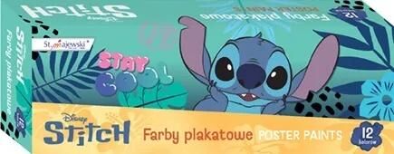 Farby plakatowe Stitch, 12 kolorów x 20 ml