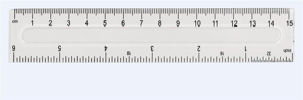 Linijka przeźroczysta 15 cm GR-801 (130-1593)