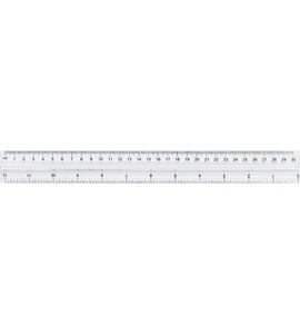 Linijka GRAND plastikowa z uchwytem - 30cm/12cali
