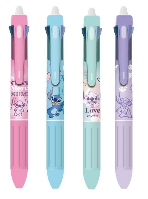 Coolpack, Długopis wymazywalny 4w1 Disney Fashion - Stitch pastel (81058PTR)