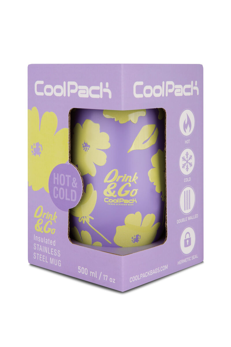 Coolpack, Kubek Termiczny 500 ml Miss - Flores Lila (Z27913)