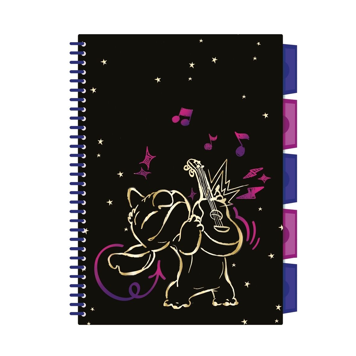 Kołobrulion B5 Disney Gold Stitch project book 100 kartek wzór 3