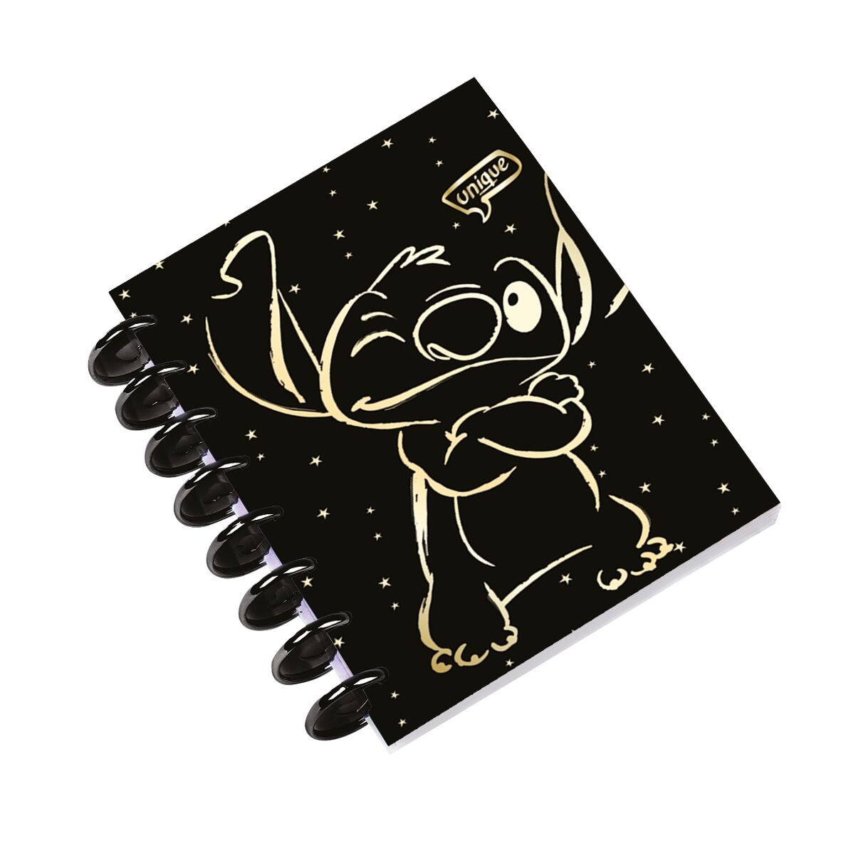Kołobrulion A5 Disney Gold Stitch big ring 100 kartek wzór 2