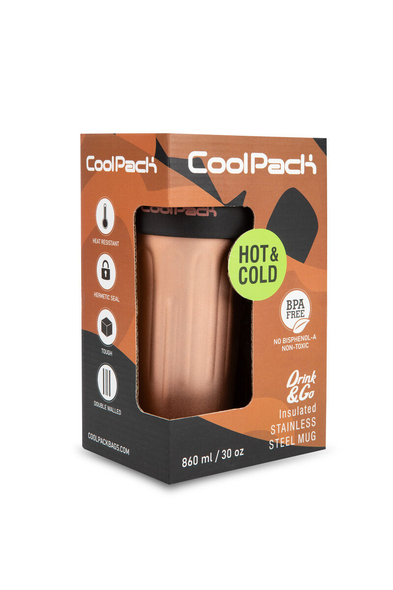 Coolpack, Kubek Termiczny 860 ml Jumbo - Coper Black  (Z28113)