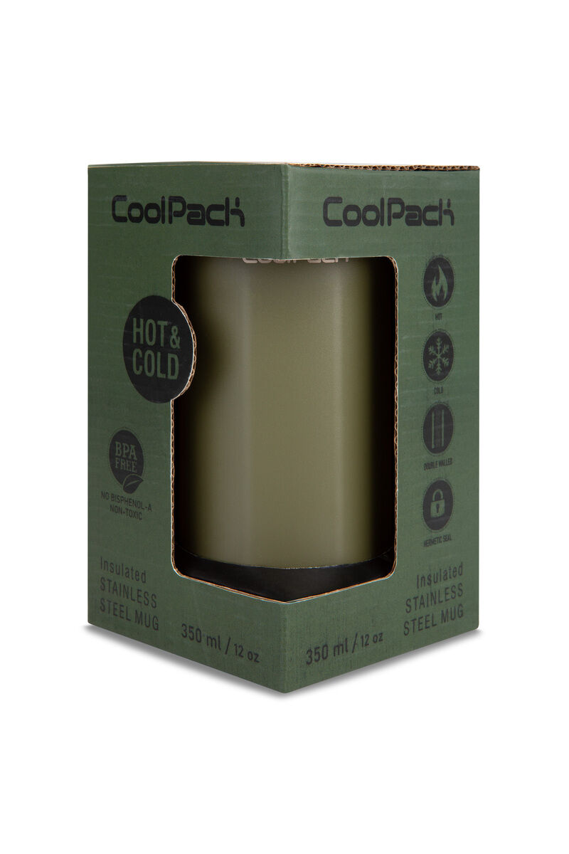 Coolpack, Kubek Termiczny 350 ml Tom - Olive Green (Z29012)