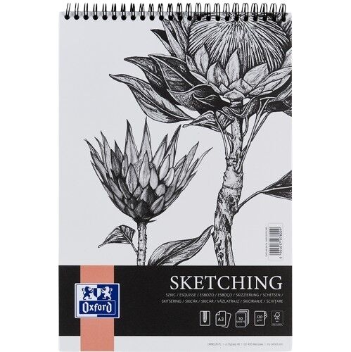 Blok Oxford Artistic szkicowy A3/50k 120 g spirala (400166129)