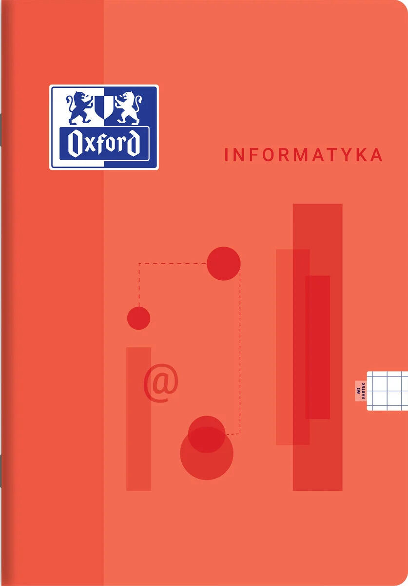 Zeszyt Oxford A5/60k kratka z marginesem - Informatyka