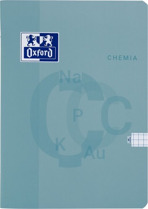 Zeszyt Oxford A5/60k kratka z marginesem - Chemia