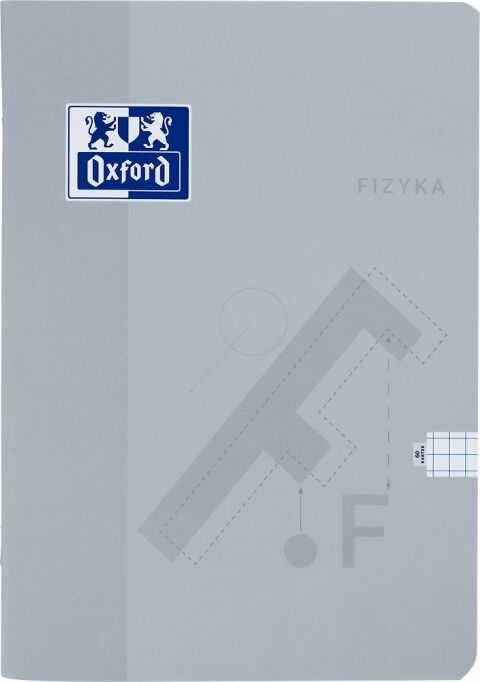 Zeszyt Oxford A5/60k kratka z marginesem - Fizyka